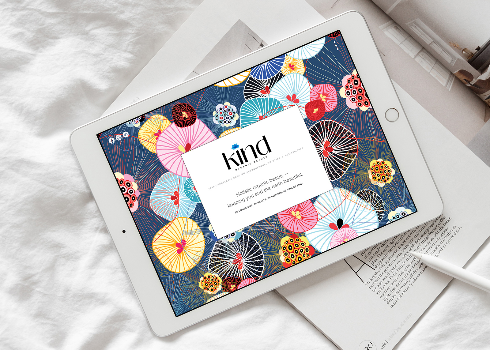 Kind Organic Beauty website