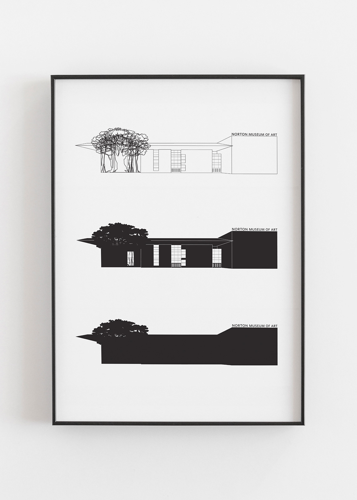 Norton Museum building drawings